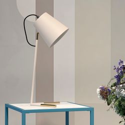 Лампа настольная Byokko, Ø20х47 см, бежевая