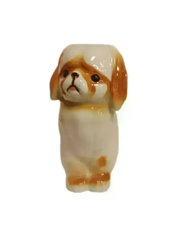 Фарфоровая статуэтка " Пекинес " ЛФЗ 1970-1979 гг.