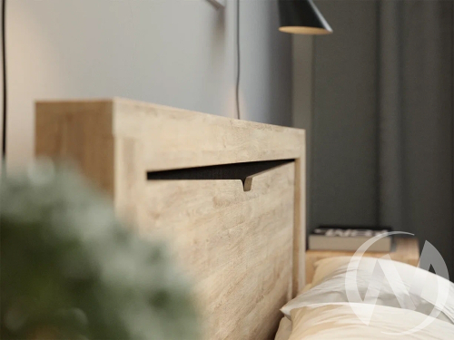 Кровать 900 секция №1 НКМ Версаль-5 (дуб баррик)