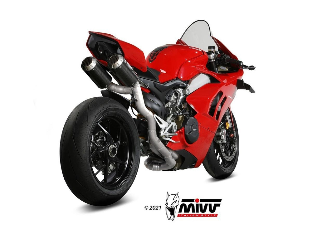 R.DU.0005.SM3C COMPLETE EVO MK3 TITANIUM-CARBON EXHAUST SYSTEM (P V4)