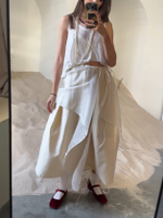 Баска-фартук/топ молочный