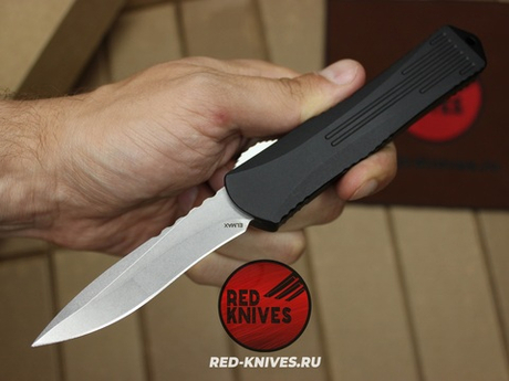 Heretic Knives Manticore-E S/E - черная рук, светлый клинок RK/Н93