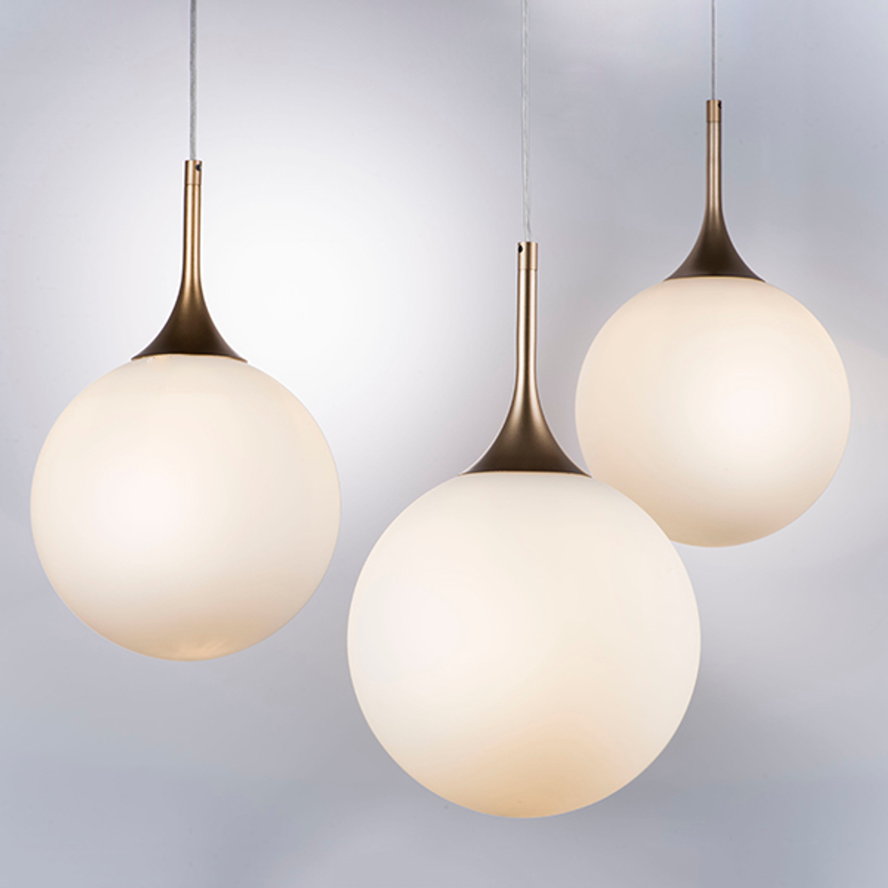 813033 Подвес GLOBO 1х40W E14 шампань/белый