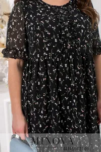 Платье 21-09-черный Minova