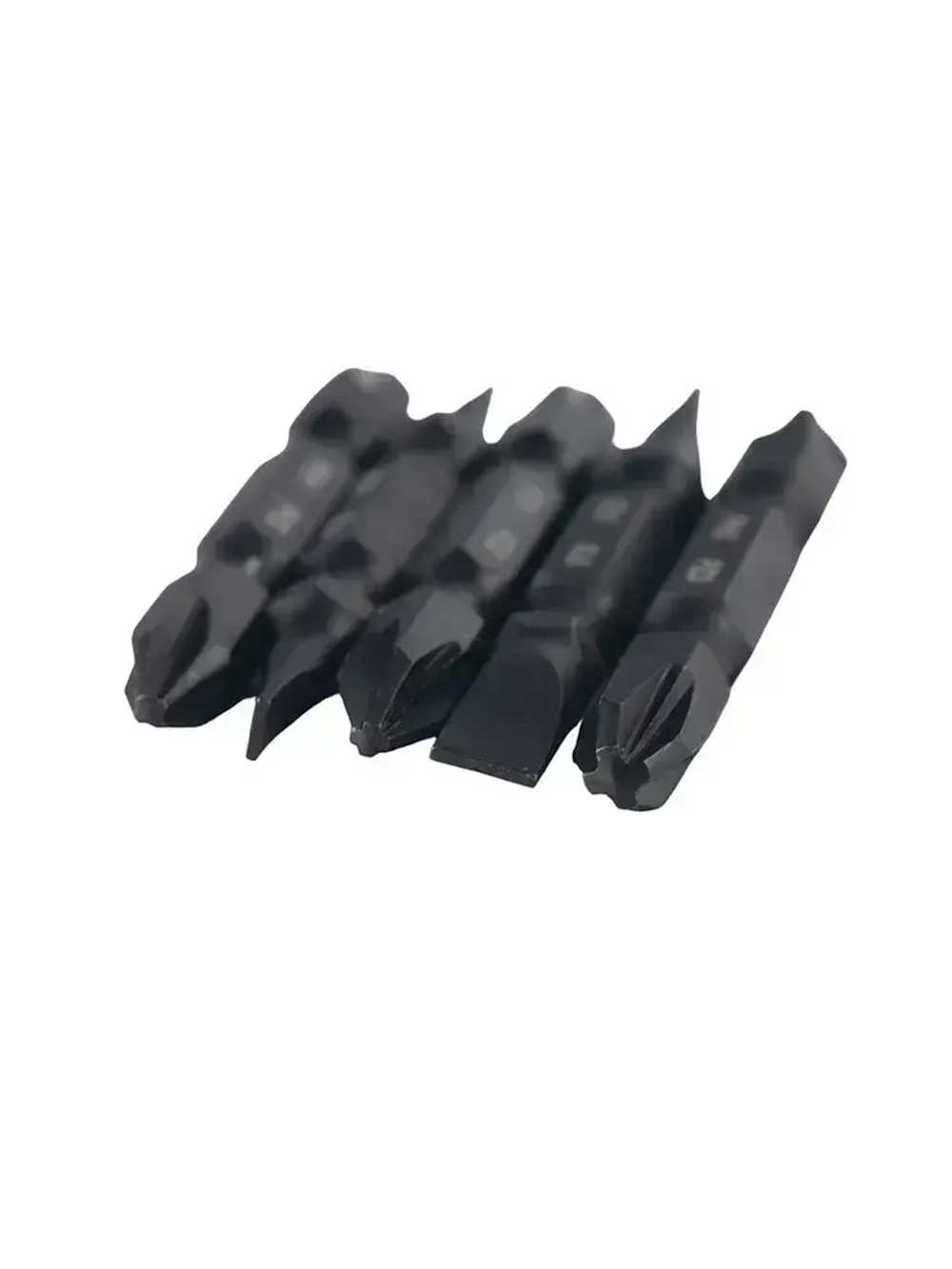 Набор бит двухсторонних 5 шт S2 PH1 x PH2 PZ1 x PZ2 PH3 x PZ3 Sl3 x Sl4 Sl5 x Sl6 50 мм RAGE by VIRA