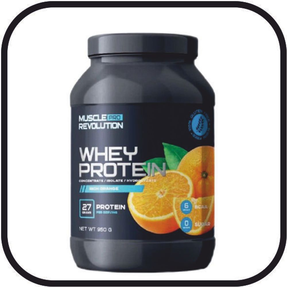 Протеин MPR Whey protein банка, 950 г апельсин,