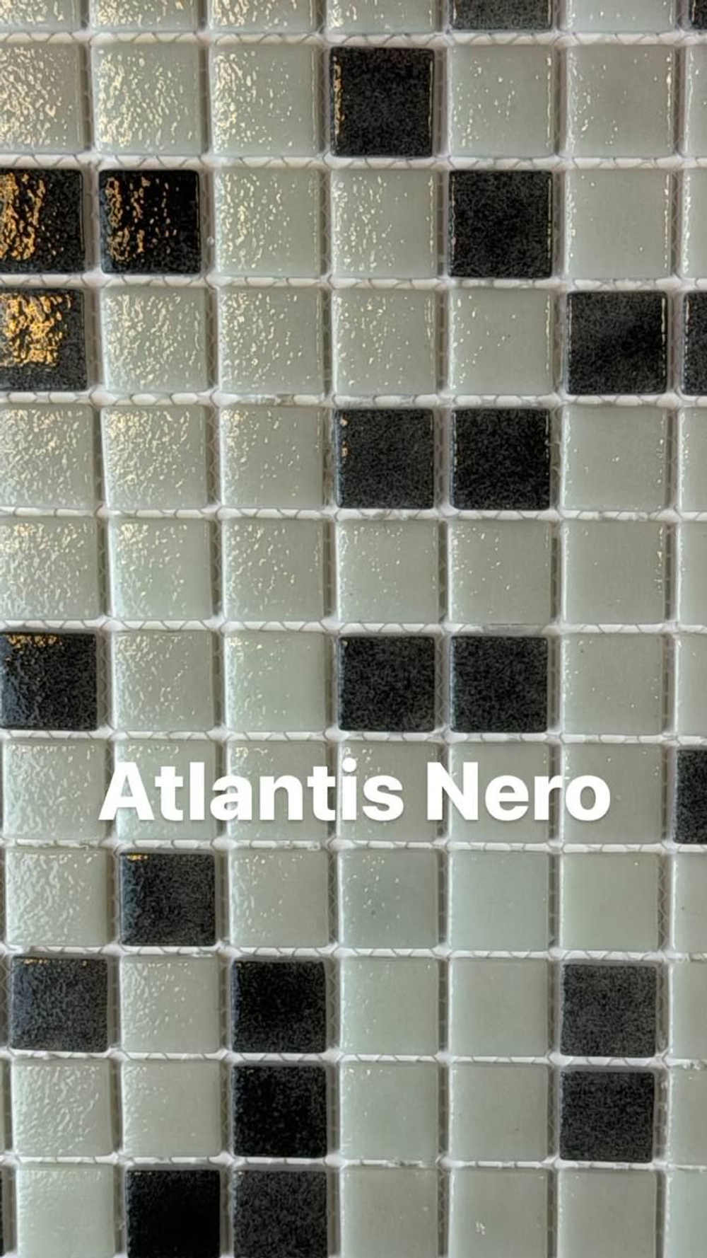 Мозаика стеклянная Atlantis Blue Art/Атлантика живописно-синий (24х24) 315х315х4 мм (шт)