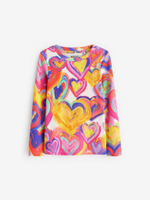 Лонгслив для девочки Next B21-168, Розовый