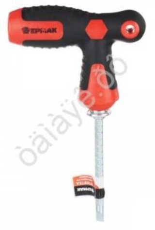 Отвертка T-образная 2х-комп. рукоятка, телескопическая двусторонняя, с фиксатором ЕРМАК 651244