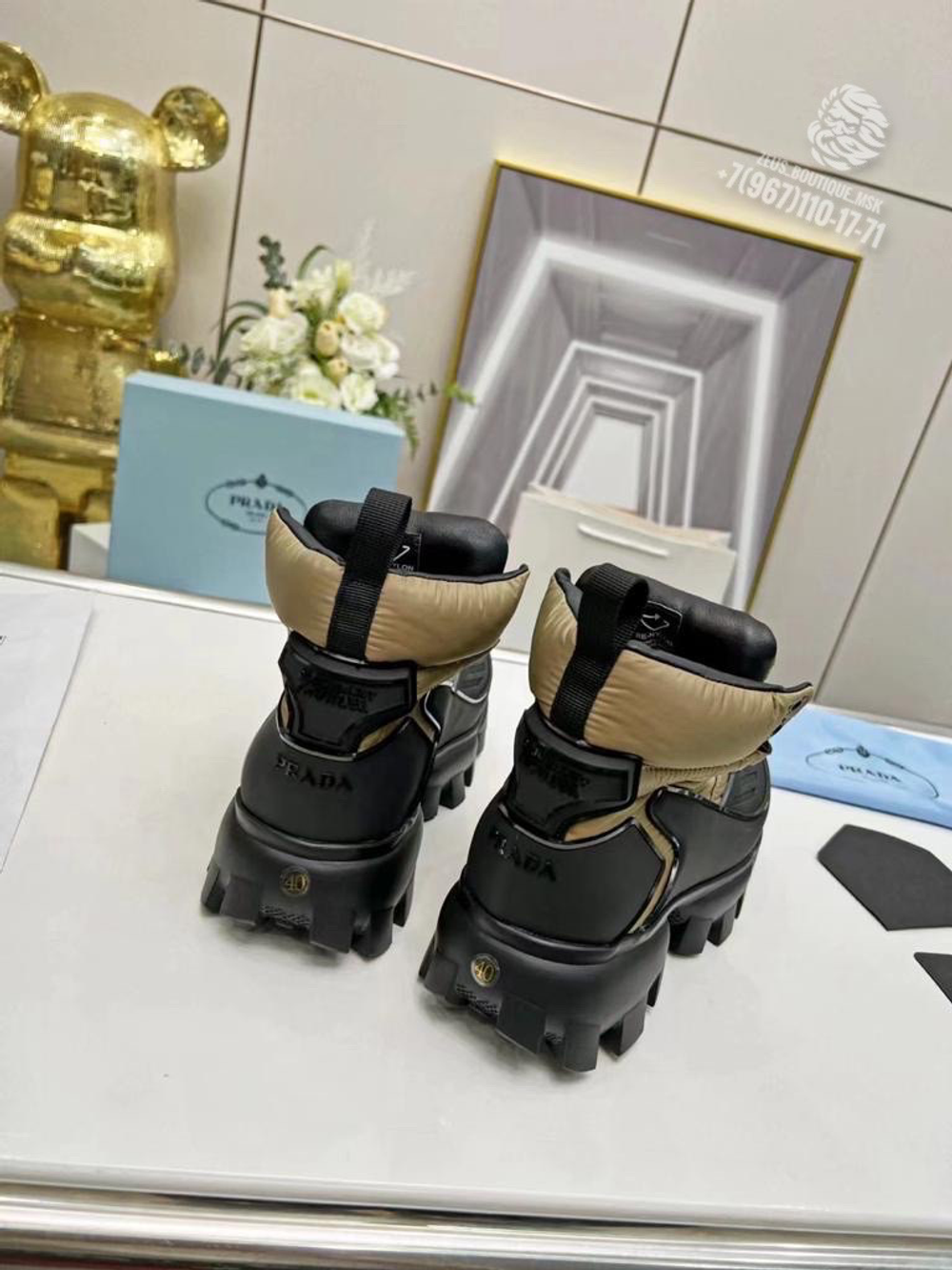 Кроссовки Prada