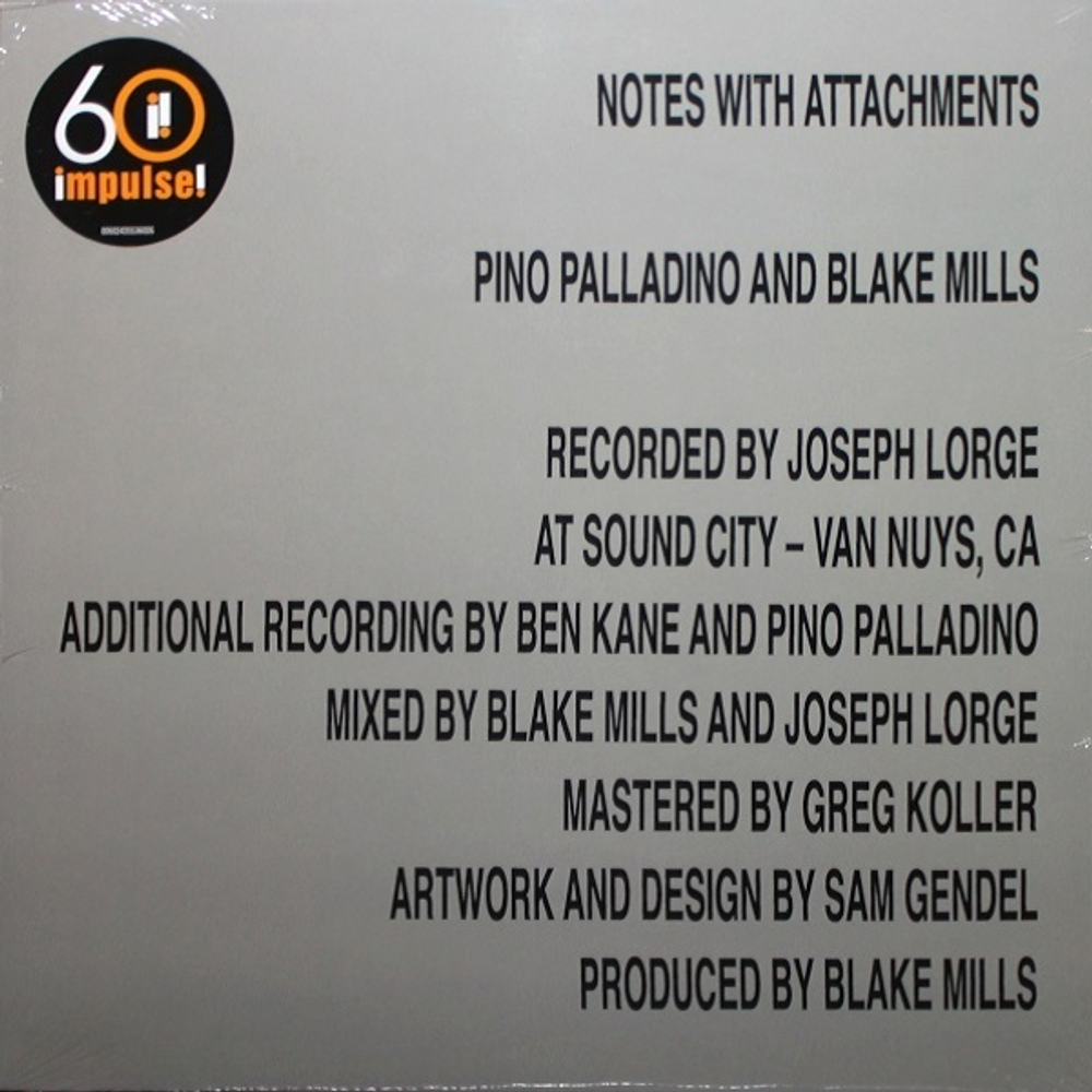 Pino Palladino And Blake Mills / Notes With Attachments (LP)