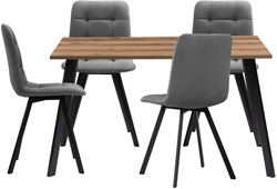 Обеденная группа Мальба из ЛДСП с текстильной обивкой