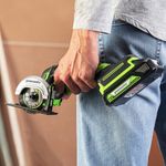 Угловая мини-шлифмашина акк. Greenworks GD24UCS, 24V, б/щет, 20000 об/мин,76 мм, рез 18 мм,1х2Ач,ЗУ,кор (3402007CUA)