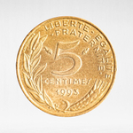 France, 5 Centimes 1993, XF
