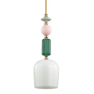 Design light Iris Glas hanging lamp candy S