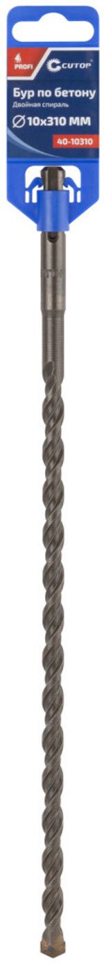 40-10310 Бур по бетону, Cutop Profi, SDS-Plus, 10х310мм