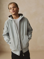 Куртка непромокаемая с капюшоном для мальчика Next E82-313, Серый