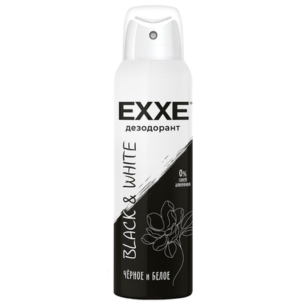 Женский дезодорант Exxe Black&White  Черное и белое 150 мл