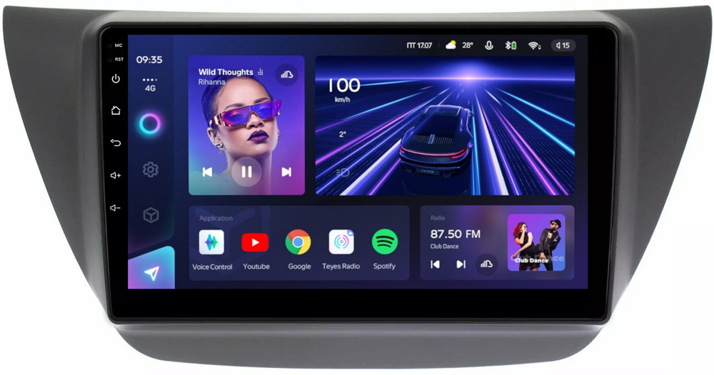 Магнитола для Mitsubishi Lancer 9 (CS), Cedia, Evolution 7-9 (CT) - Teyes CC3L на Android 10, 8-ядер, CarPlay, 4G SIM-слот
