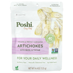 Poshi, Easy Chef, артишоки с базиликом и чабрецом, 125 г (4,4 унции)