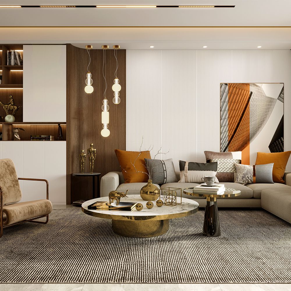 Светильник светодиодный подвесной Maytoni Collar P069PL-L35G3K