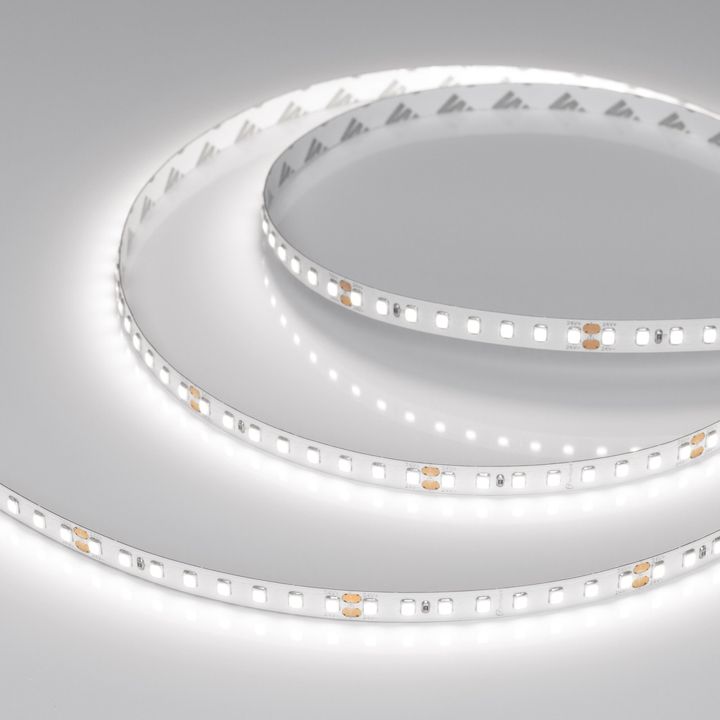 Светодиодная лента RT-A128-8mm 24V White6000 (10 W/m, IP20, 5m) Arlight 038755(1)