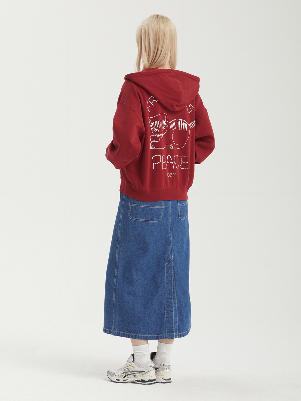 Женская Толстовка Peace Baggy Relaxed