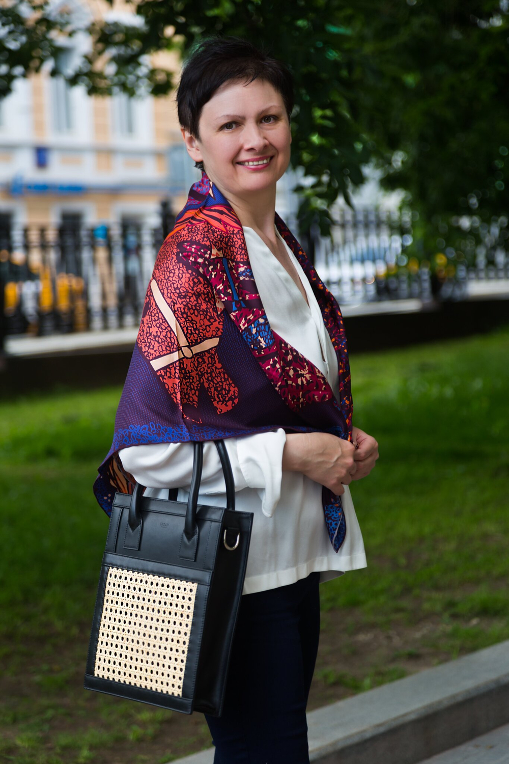 Платок 105х105 Petrusse Feru Orange