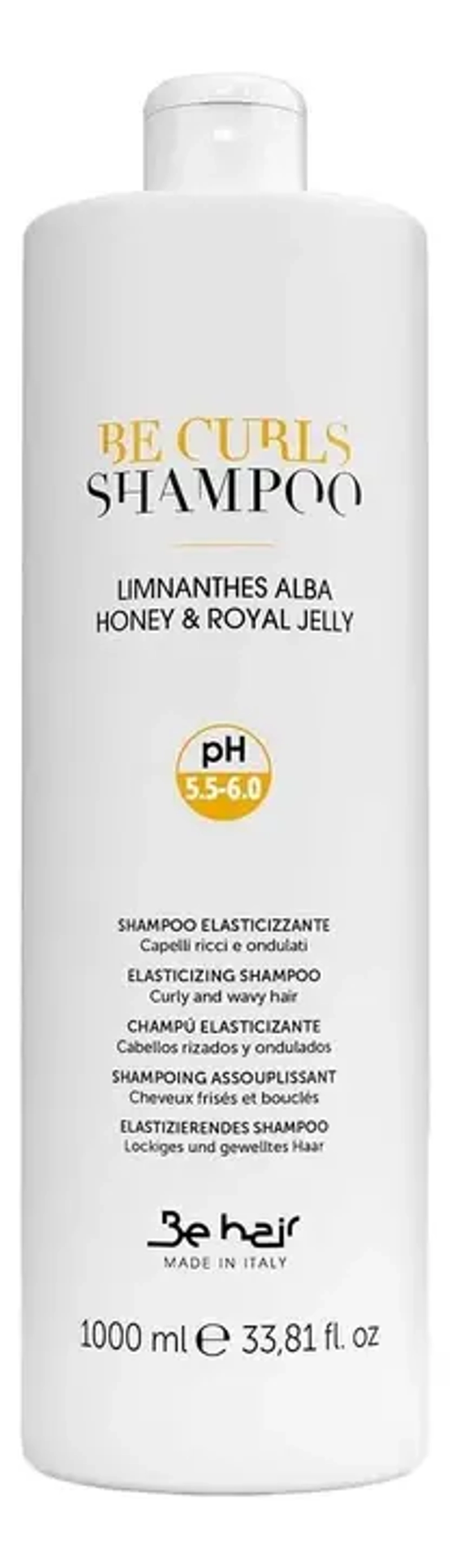Be Hair Шампунь для вьющихся и волнистых волос с медом - Be Curls Shampoo Elasticizing