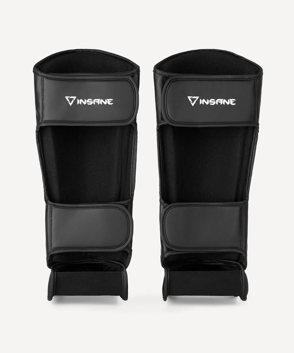 Защита голень-стопа INSANE IMPACT, тренировочная, черный