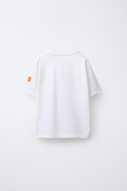 ZARA ФУТБОЛКА С ПРИНТОМ GRATEFUL DEAD AND RHINO ENTERTAINMENT ©, БЕЛЫЙ