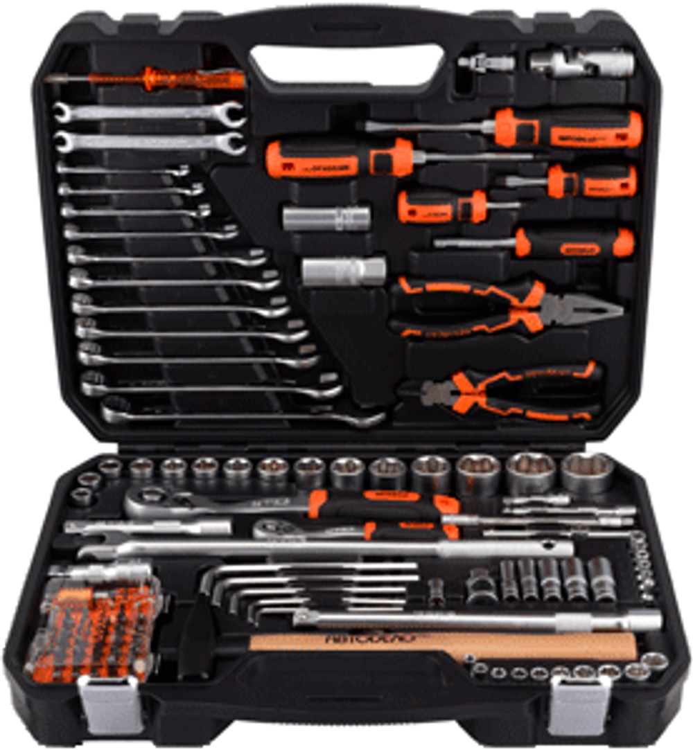 Набор инструмента 110 пр. 1/2" 1/4" 6 гр. Professional
