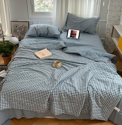 ZEPHYR HOME КПБ Полуторка с одеялом, голубой