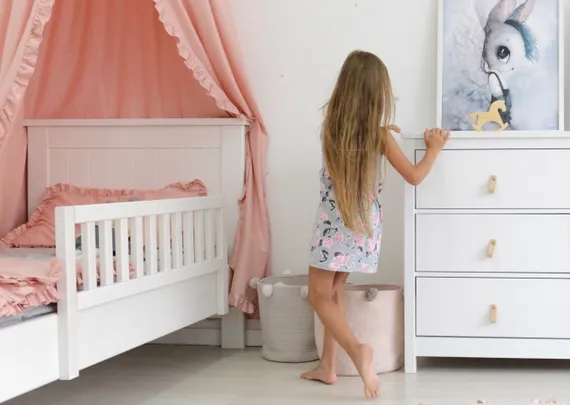 Комод Wood 6 ящиков (белый)