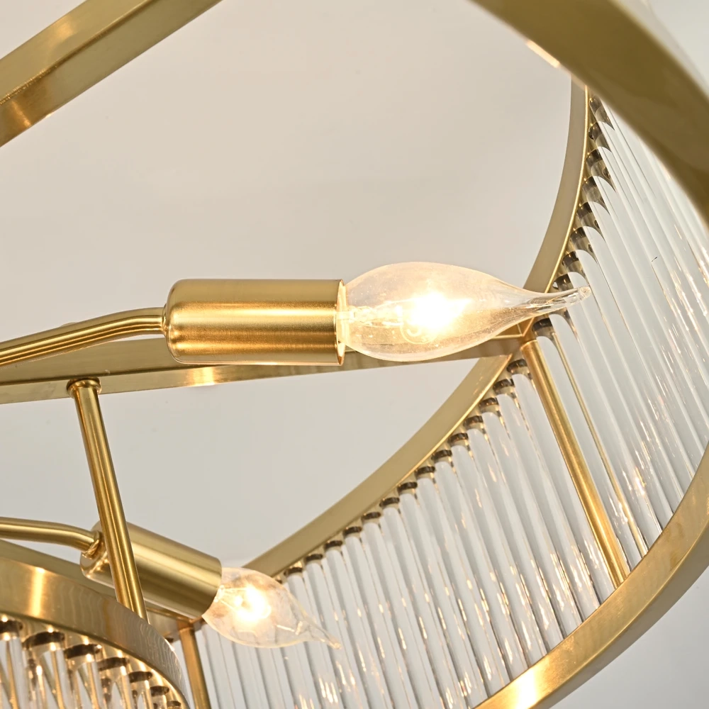 Люстра на штанге Imperiumloft RH MARAIS ROUND CHANDELIER 147903-22