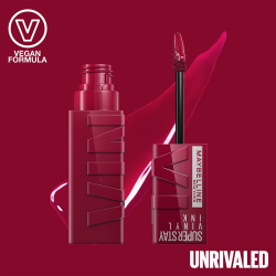 MAYBELLINE NEW YORK SuperStay Vinyl Ink - Стойкая жидкая помада, 4,2 ml
