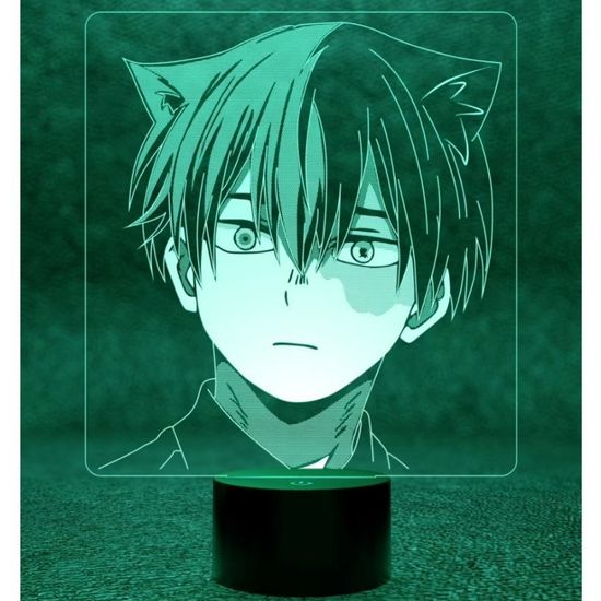 3D лампа Моя геройская академия. Шото Тодороки