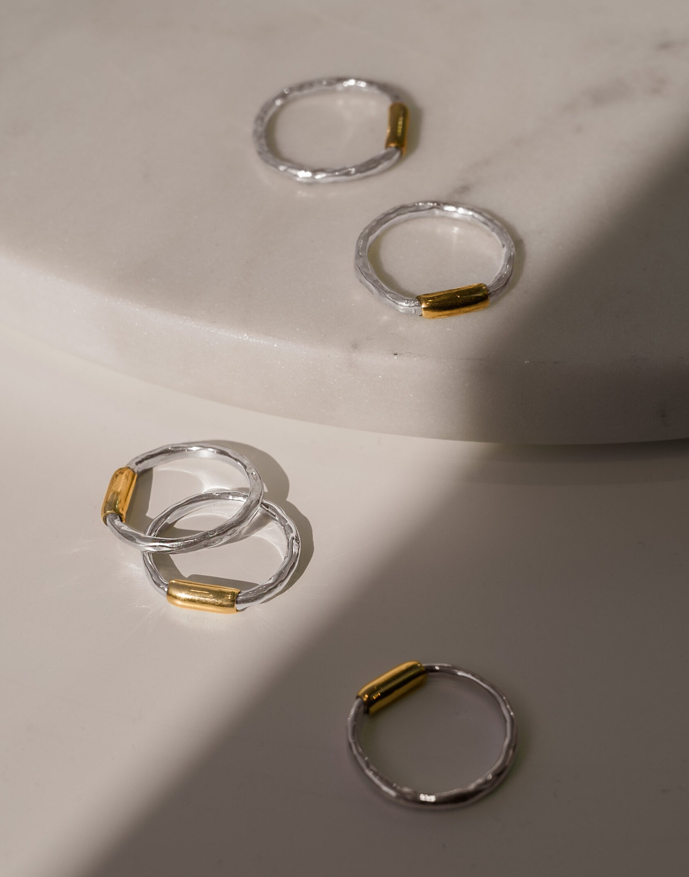 кольцо битое с латунным пояском