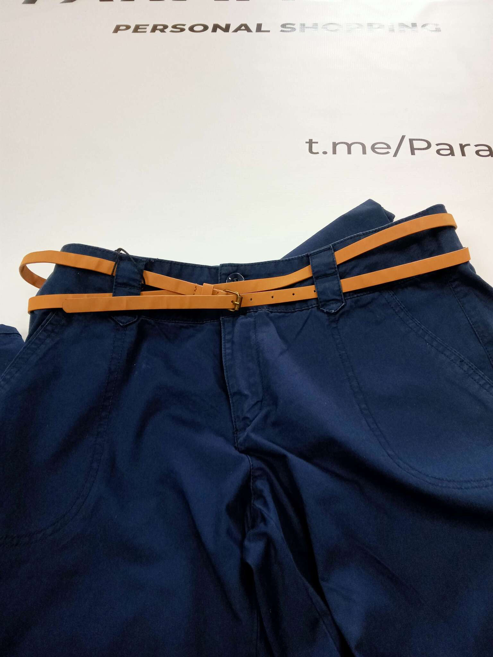 Брюки женские denim VERO MODA с двойным пояском.Цвет тёмно-синий.Размер taille S - 42/44 русский