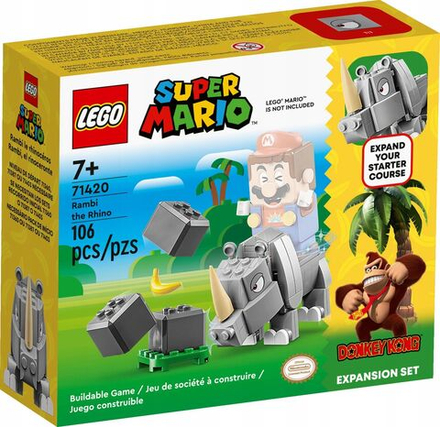 Конструктор LEGO Super Mario Rhino Rambi - набор расширения Лего Супер Марио 71420