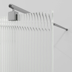 Душевое ограждение WasserKRAFT Vechte 60W44-FL 100 фиксатор серебристый/стекло рифленое