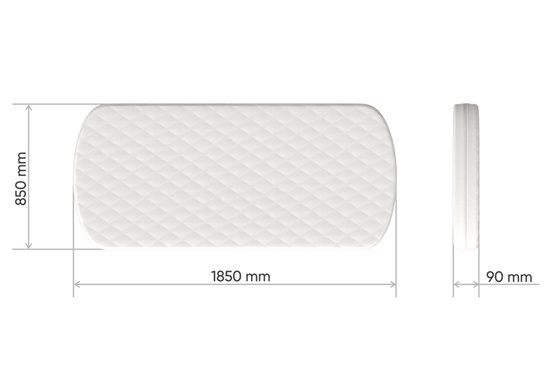 Матрас латекс/eco-foam 12 см (85*185 см)