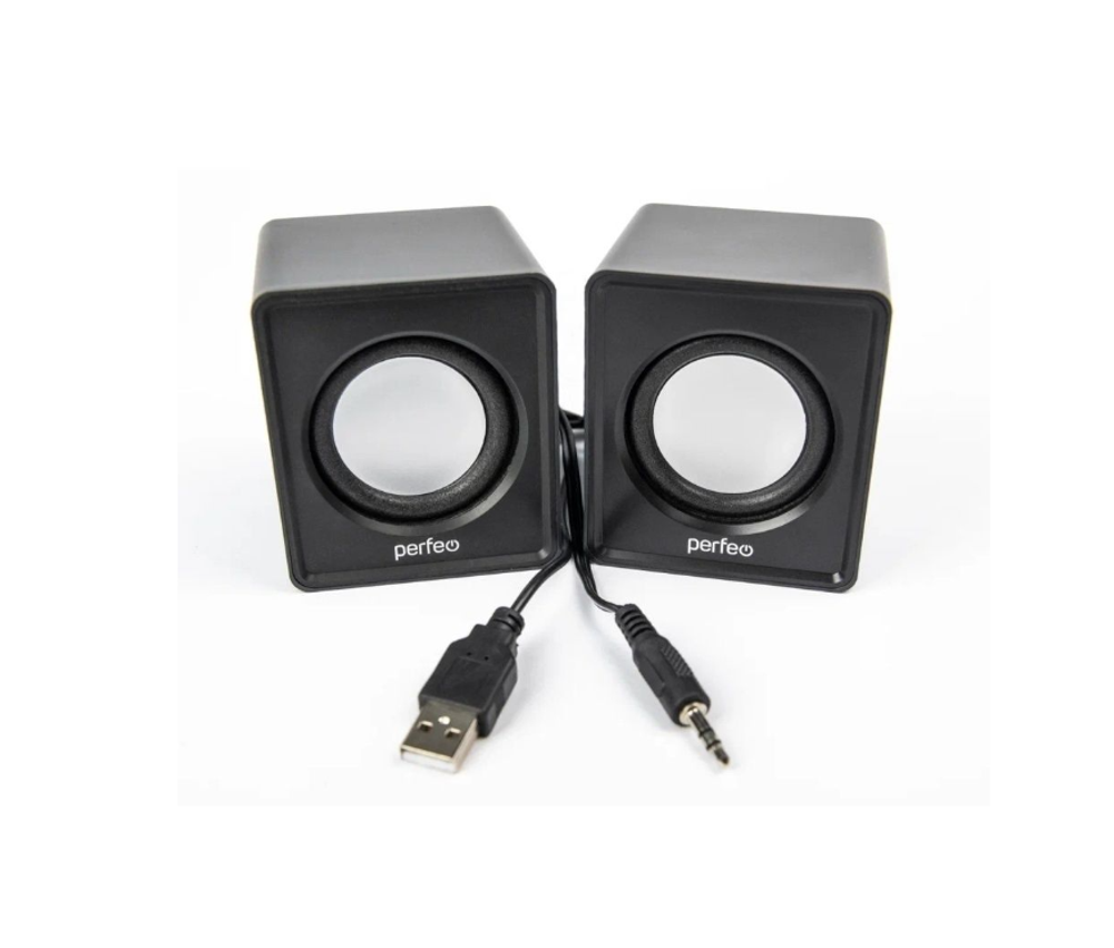 Акустика 2.0 Perfeo PF-128B Wave USB