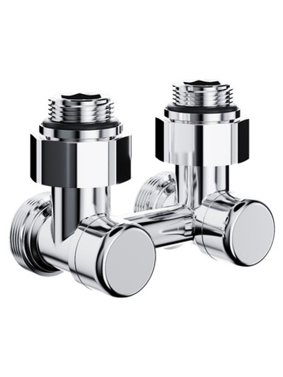 Узел нижнего подключения Royal Thermo Design угловой 1/2"х3/4" EK (хром)