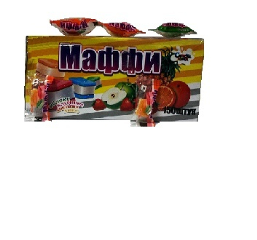 Зефир "Маффи" с мармеладом (3,6гр*150шт*12бл)