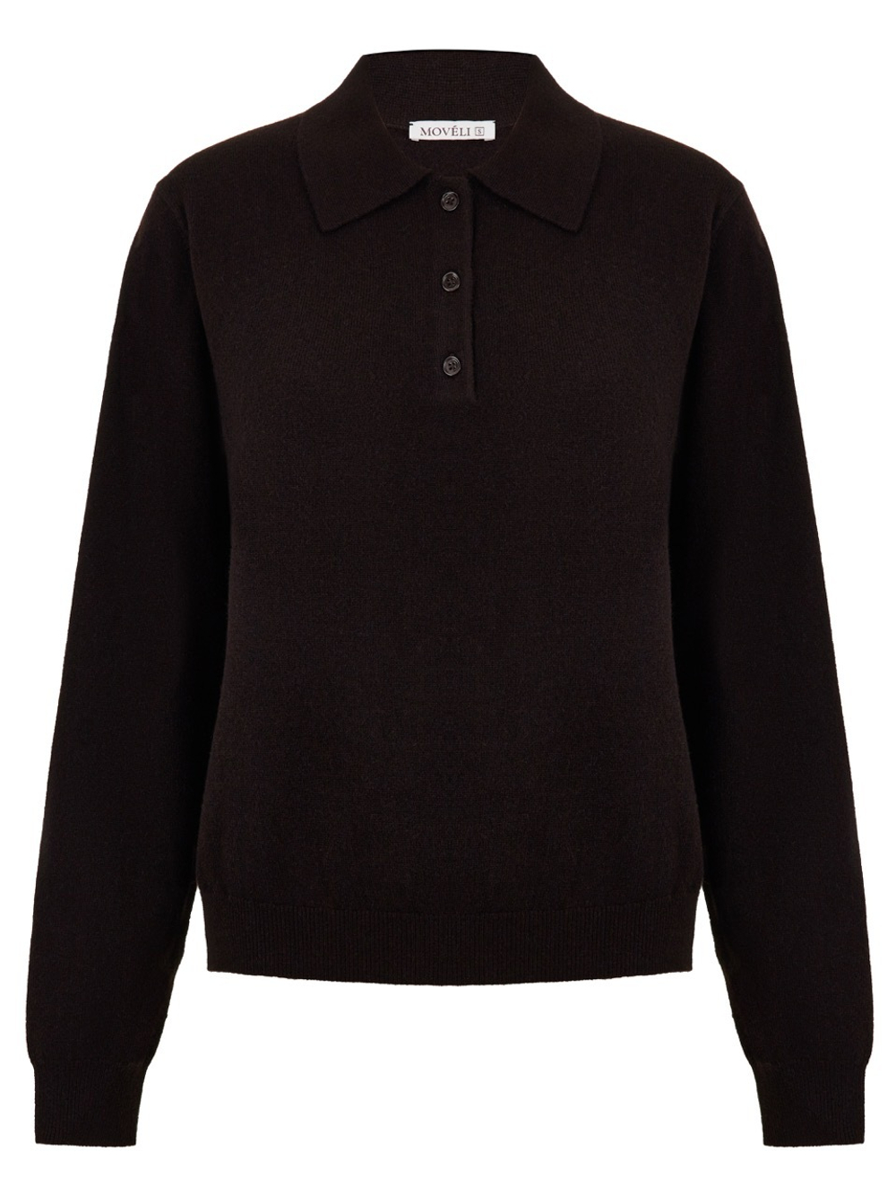 Поло шоколадного цвета