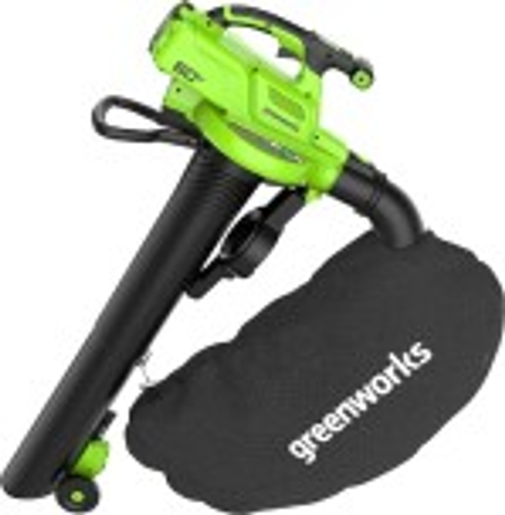 Воздуходувка-пылесос аккумуляторная GREENWORKS 2409307 60V, бесщеточная, без АКБ и ЗУ