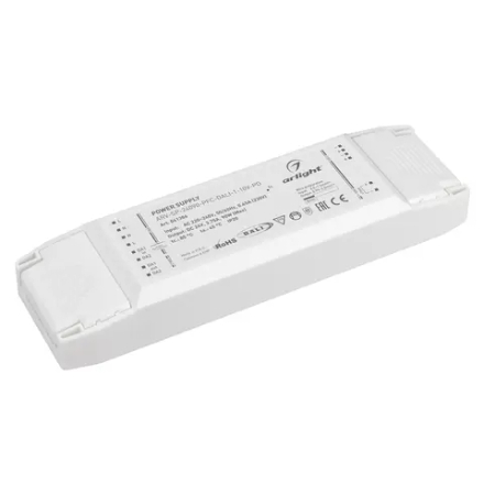 Блок питания ARV-SP-24090-PFC-DALI-1-10V-PD (24V, 3.75A, 90W) (Arlight, IP20 Пластик, 5 лет) 041386