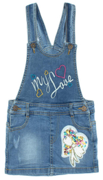 Сарафан синий (сердечко) р.104 (Bonito) OP1147