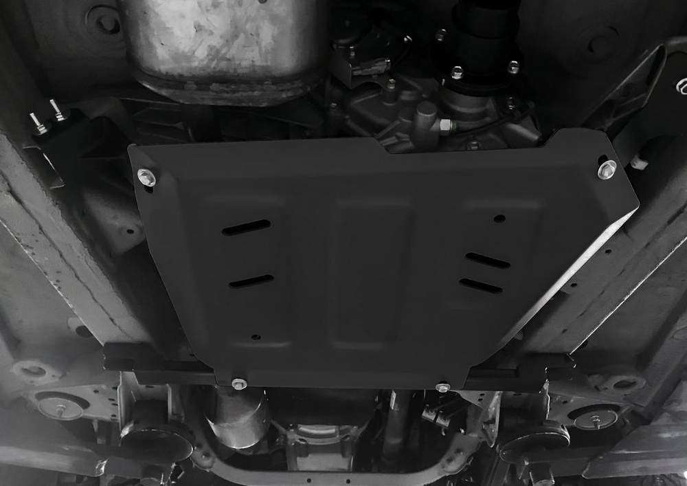 Защита РК Rival для Suzuki Jimny IV (V - 1.5) 2019-н.в., сталь 3 мм, с крепежом, штампованная, 2111.5526.1.3